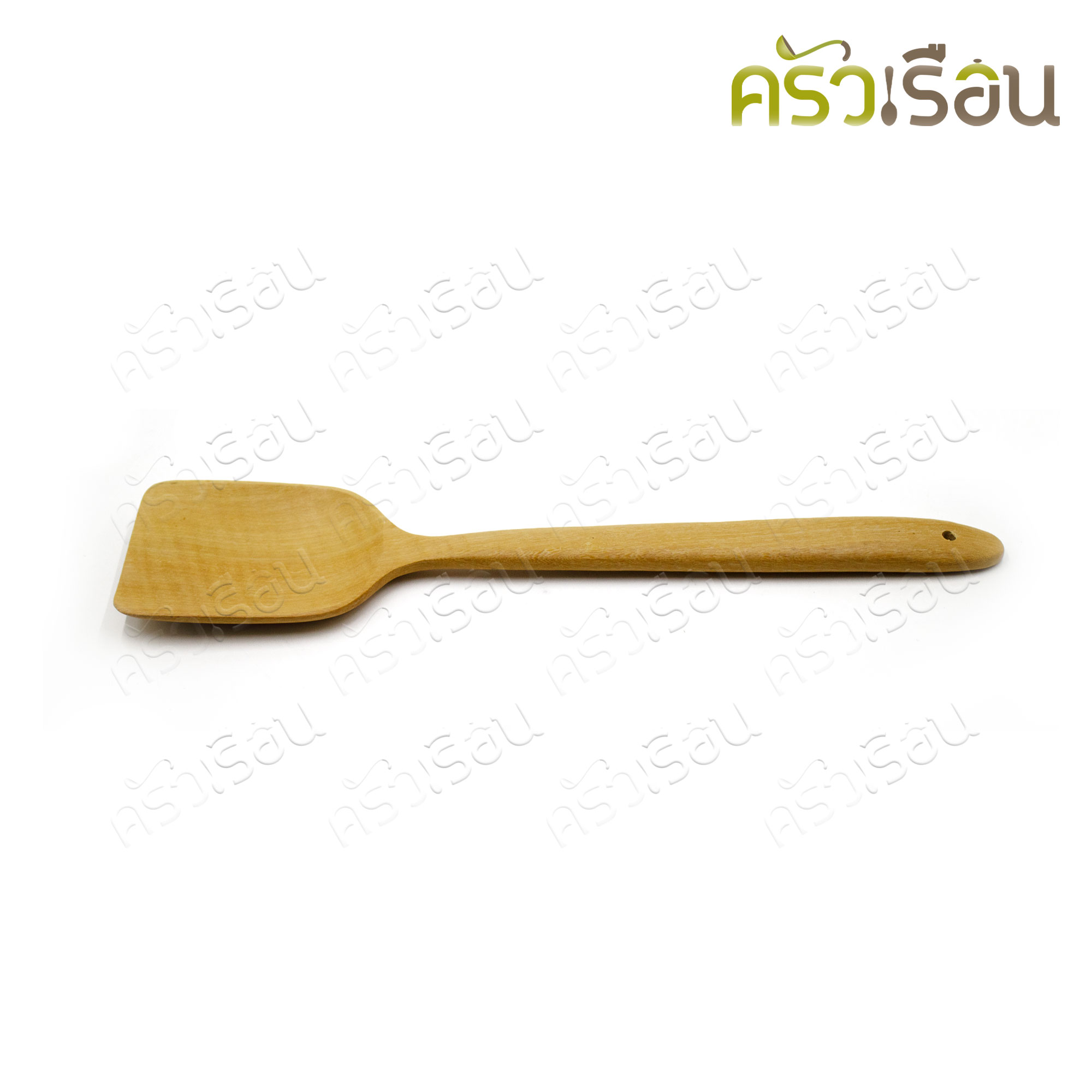 CPK, large solid wooden turner, length 38 x width 8.5 cm.