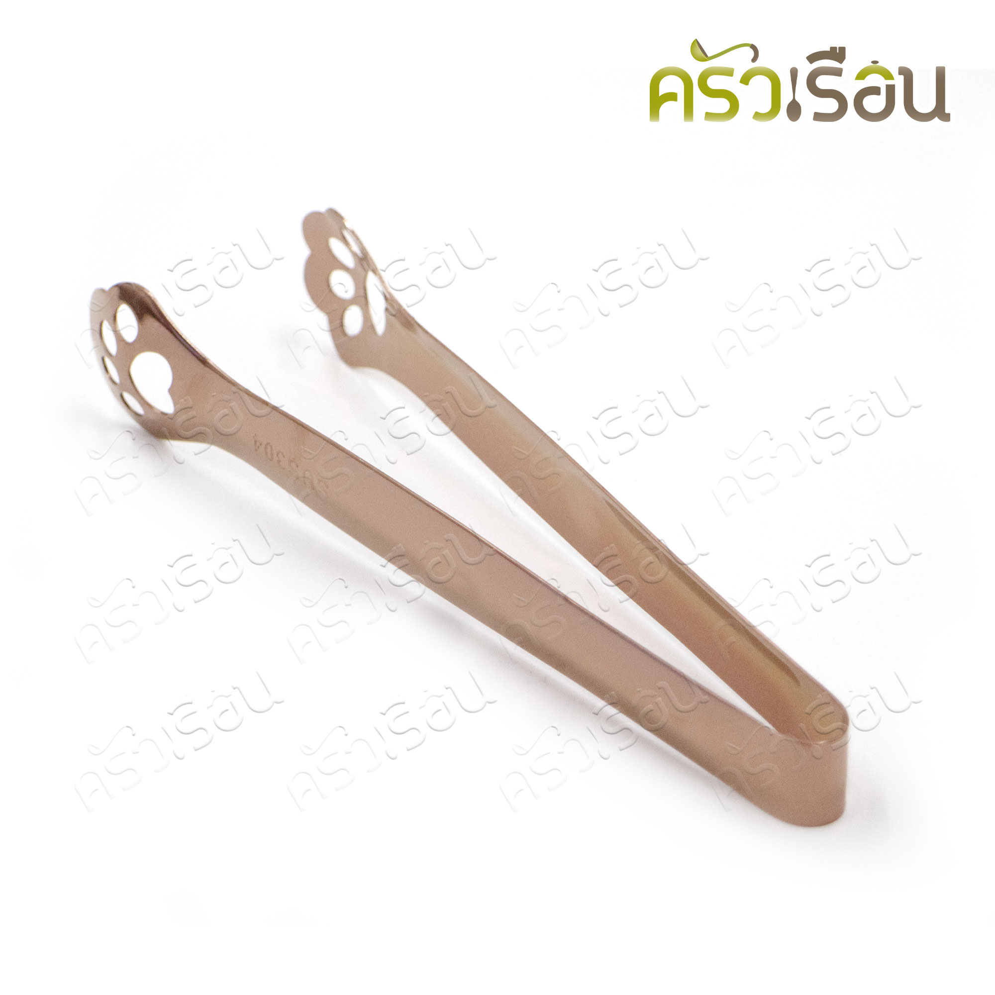 FOFO ที่คีบน้ำแข็ง รูปมือแมว 17.5 ซม. สีโรสโกลด์ SP131-RG-FS