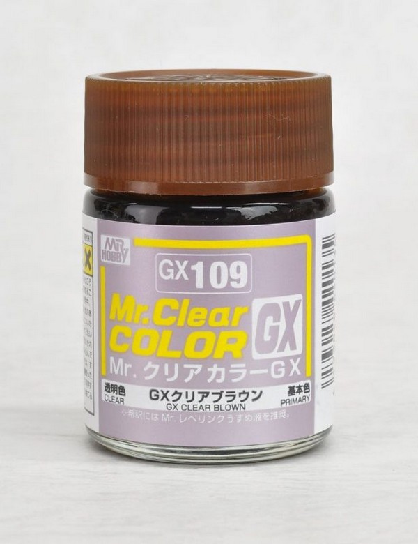 MR.CLEAR COLOR GX109 Clear Brown 4973028420135 Mr.Hobby