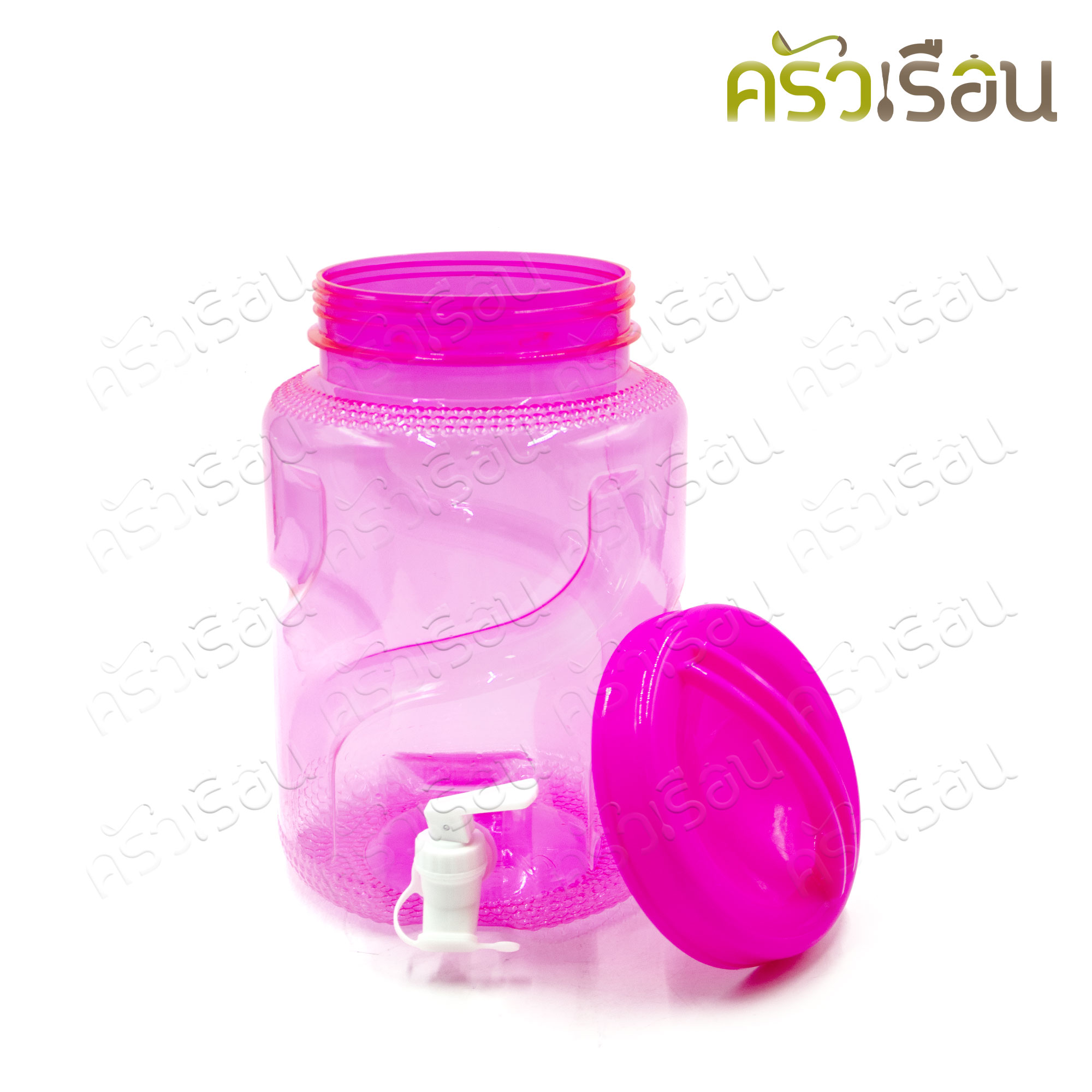 SRP ถังน้ำดื่ม พลาสติก PET ทรงกลม ชนิดใส 12 ลิตร เกรด A รุ่นมีก๊อก