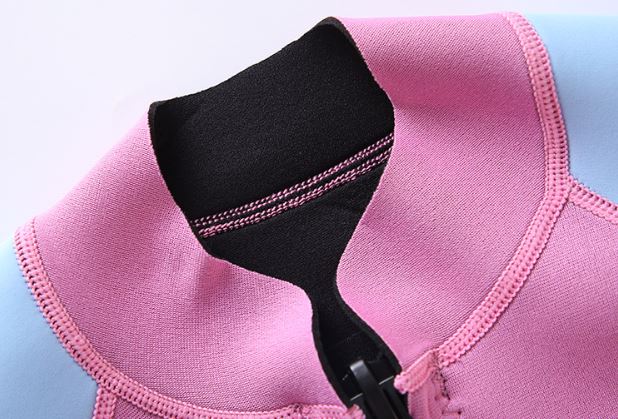 ชุดว่ายน้ำเด็กควบคุมอุณหภูมิ ป้องกันความหนาว ป้องกันรังสี UV ผลิตจากผ้า Neoprene หนา 2.5 mm.