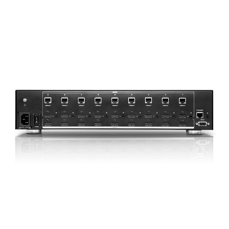9X9 HDMI HDBASET-LITE MATRIX SWITCH WITH VIDEO WALL