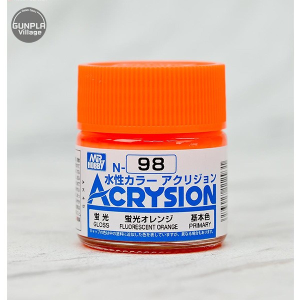 MR.ACRYSION COLOR N-98 FLUORESCENT ORANGE Mr.hobby 4973028112931