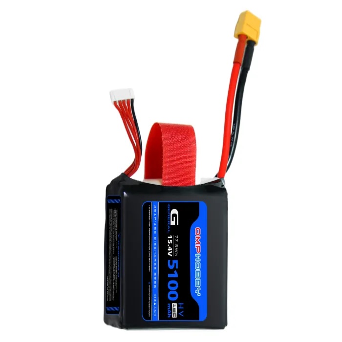OMPHOBBY ZMO VTOL FPV Aircraft HV LiPo Battery 5100mAh 15.4V 4S อุปกรณ์โดรน Drone