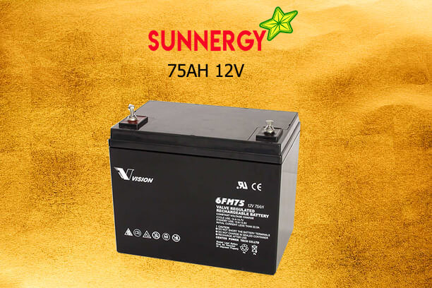 แบตเตอรี่ DEEP CYCLE 75AH 12V