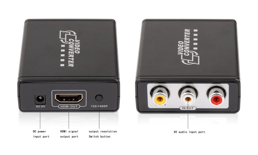 LKV363E MINI AV TO HDMI Converter
