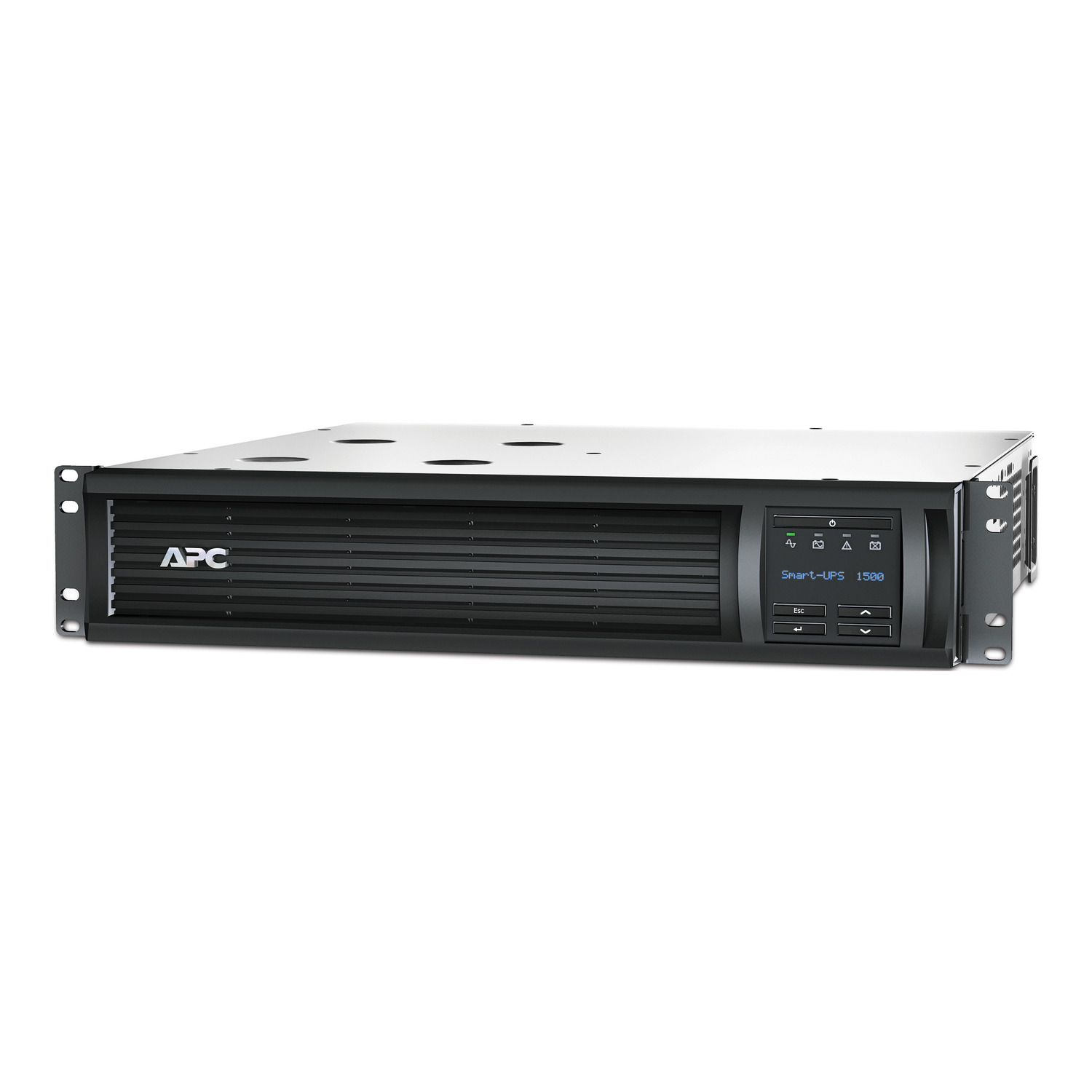 APC Smart-UPS, Line Interactive, 1500VA, Rackmount 2U, 230V, 4x IEC C13 outlets, SmartConnect Port+SmartSlot, AVR, LCD SMT1500RMI2UC