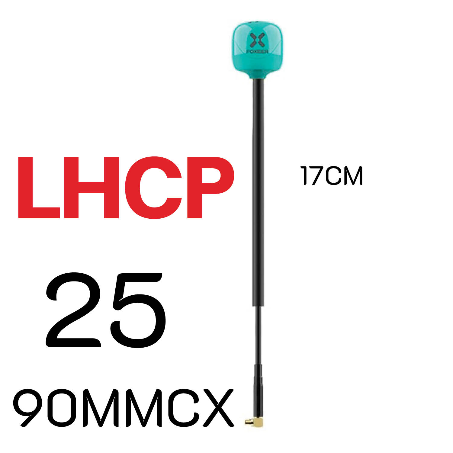 Foxeer Lollipop 4 LHCP Plus High Quality 5.8G 2.6dBi FPV Omni LDS Antenna อุปกรณ์โดรน Drone
