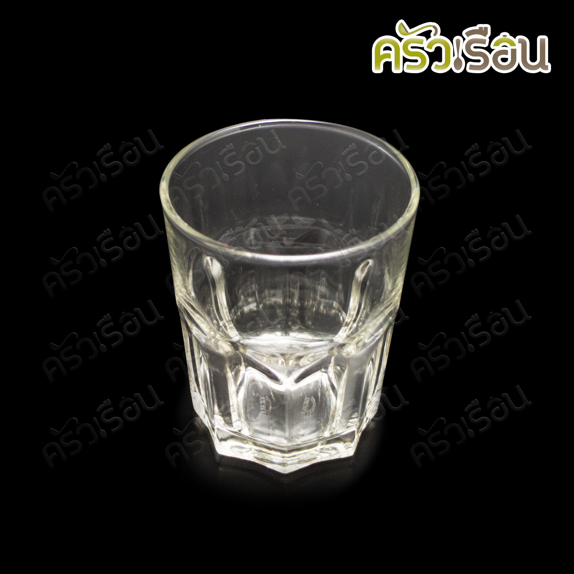 LUCKY GLASS แก้วน้ำ ล็อค แฟชั่น 10 ออนซ์ (285 ml.) #10001 Euro Tumbler TD 8.2 x BD 6.0 x H 9.7 cm.