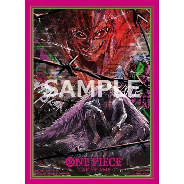 Bandai One Piece Card Game Sleeves Authorized Retailers Edition Vol.4 Donquixote Doflamingo 4582769796944 (การ์ดวันพีช)