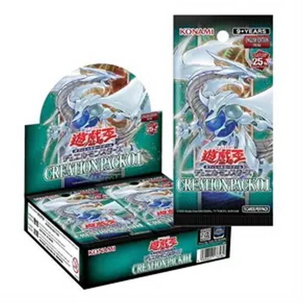 Konami Yu-Gi-Oh! Asia English - Creation Pack 01 (CR01-AE) แบบกล่อง (30 ซอง) 4988602176582 (การ์ดยูกิ)