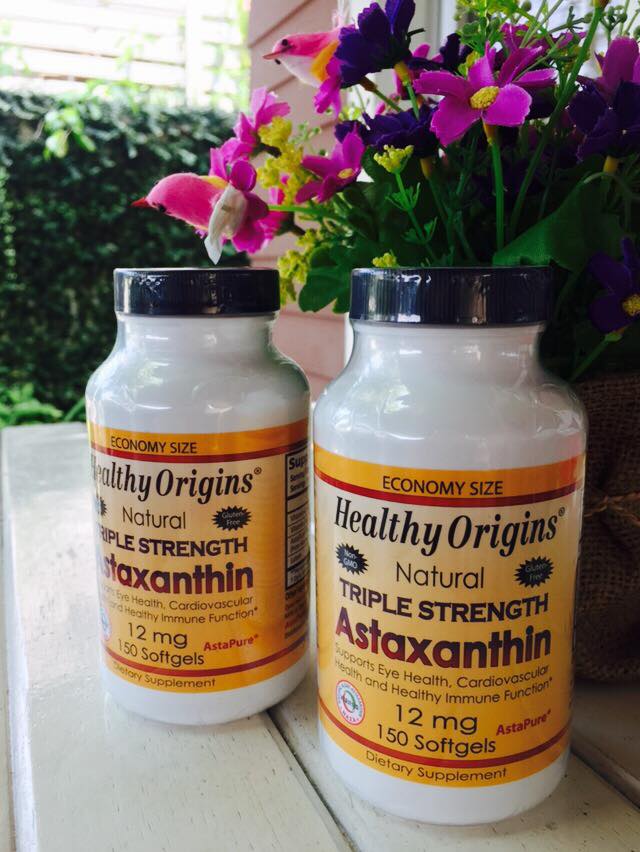 Healthy origins, Astaxantin 12mg. 150 softgels