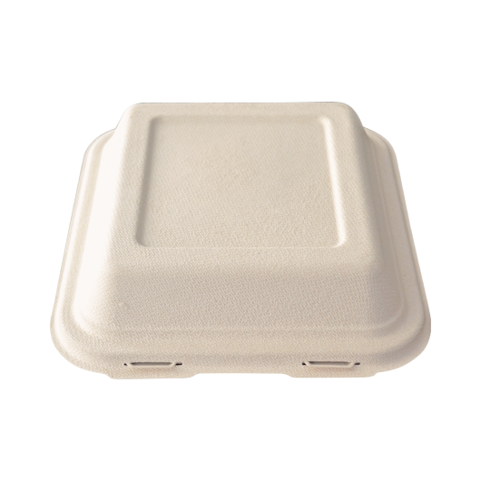 GRACZ ยกลัง กล่องอาหาร B024 ขนาด 8 นิ้ว / 1000 มล. 500 ใบ ไบโอชานอ้อย กล่องใสอาหาร ใส่ร้อนและเย็นได้