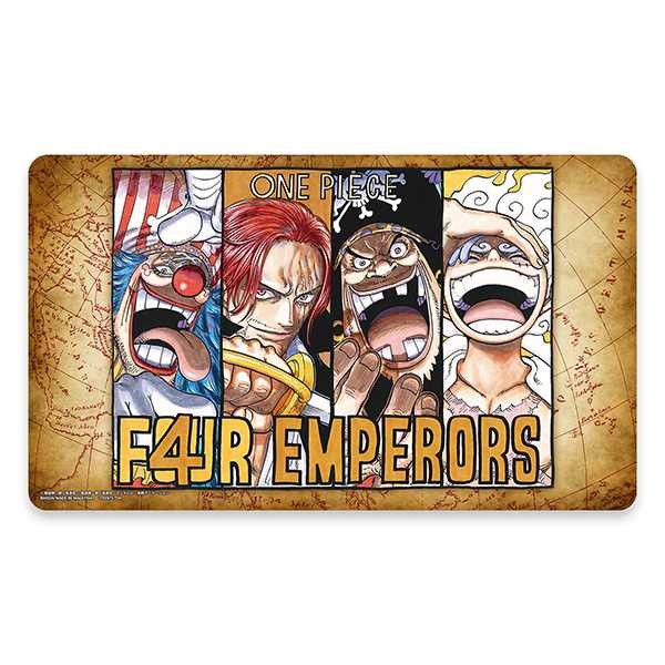 Bandai One Piece Card Game Official Playmat Limited Edition Vol.2 Four Emperors 4582769721878 (การ์ดวันพีช)