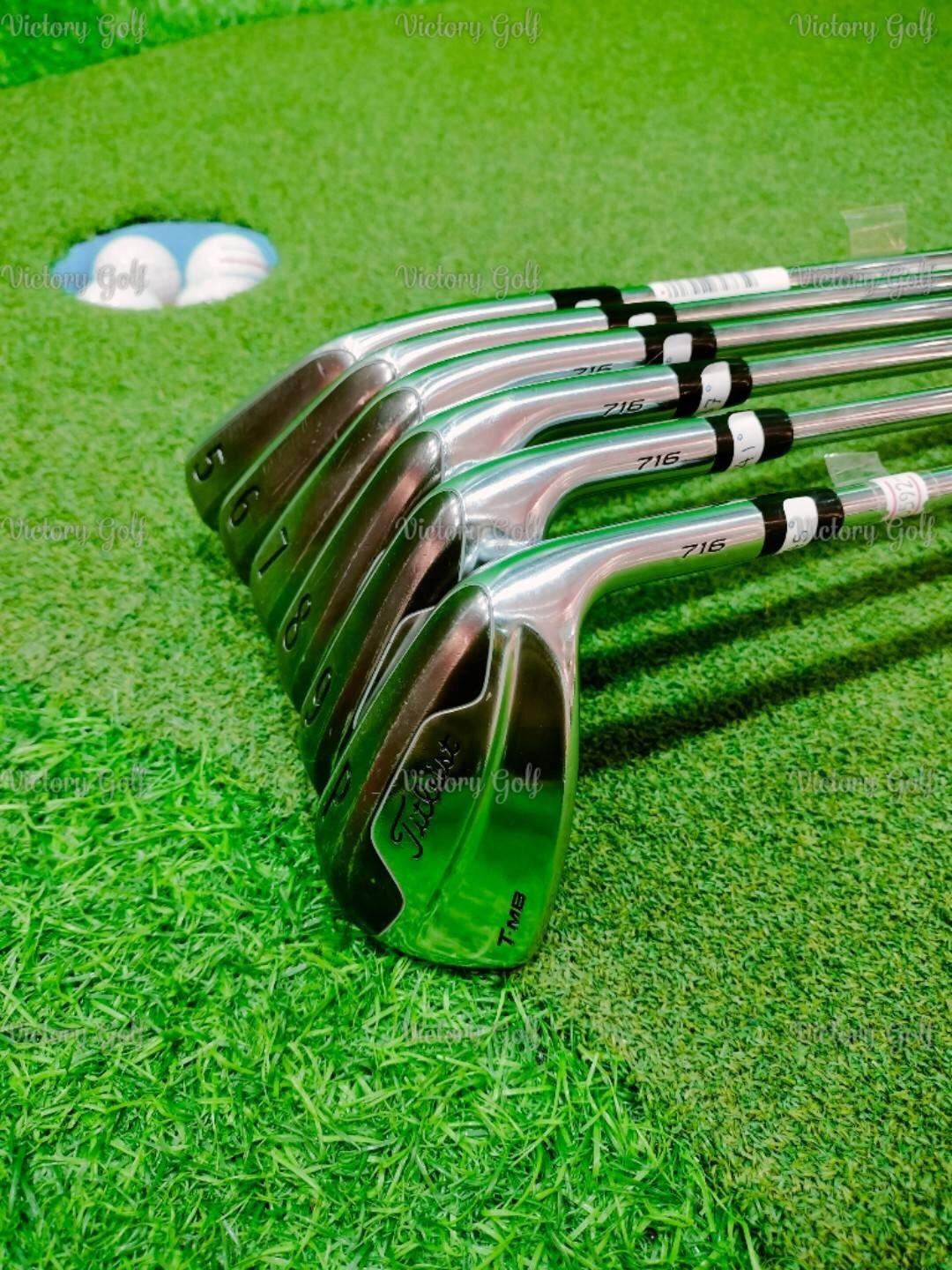 Iron Set Titleist T-MB 716 5-9,Pw ( DynamicGold/ S200/ TQ: 2.5 ) 127g. ปี 2015