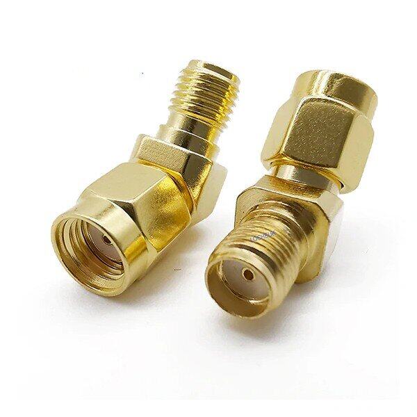 ข้อต่อ หัวแปลงสัญญาณภาพ WiFi RF Adapter Connector SMA RP-SMA 90° 45° Male Female ตัวผู้ ตัวเมีย ข้อต่อตรง ข้องอ วายฟาย
