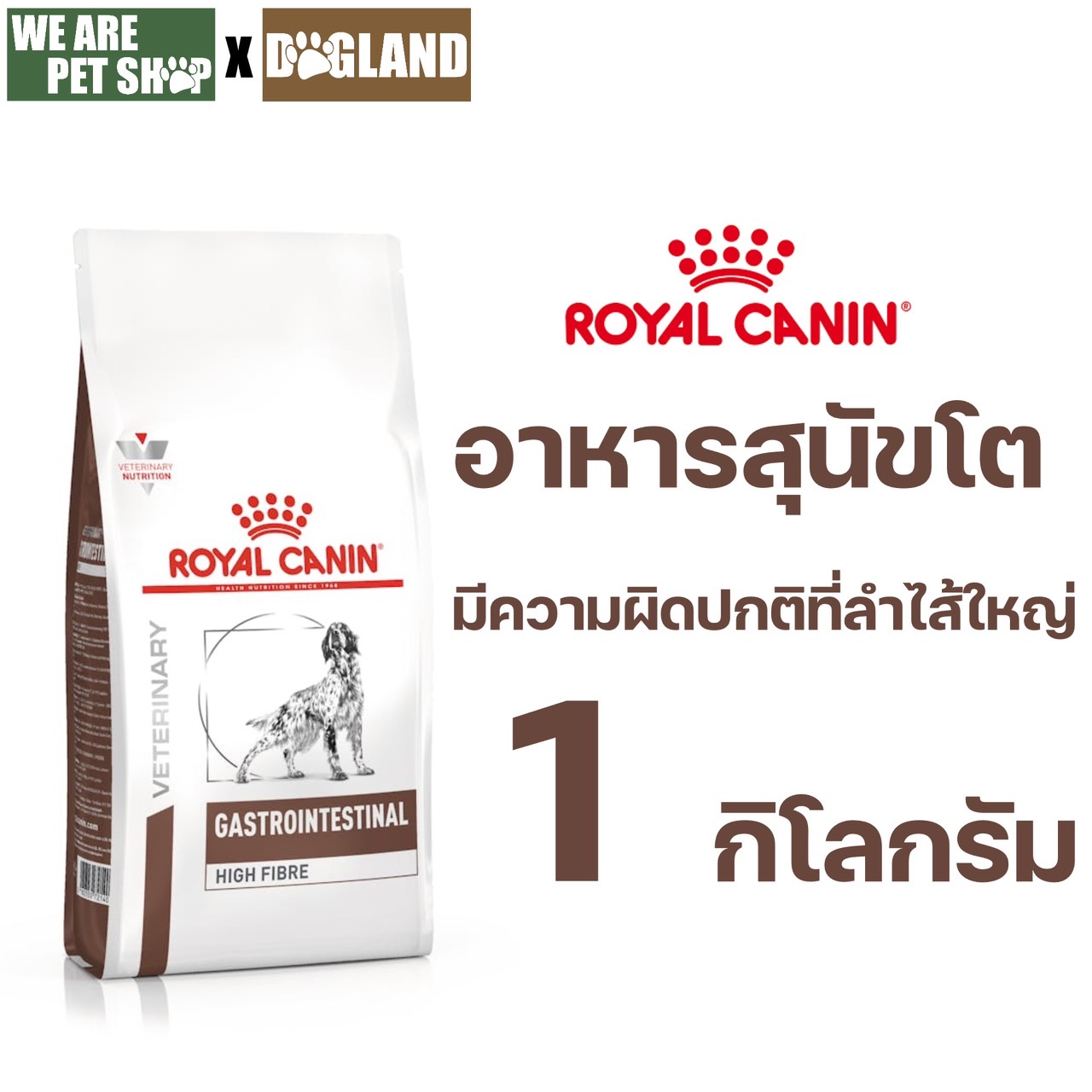 GASTROINTESTINAL FIBRE RESPONSE สุนัข 1 กก.
