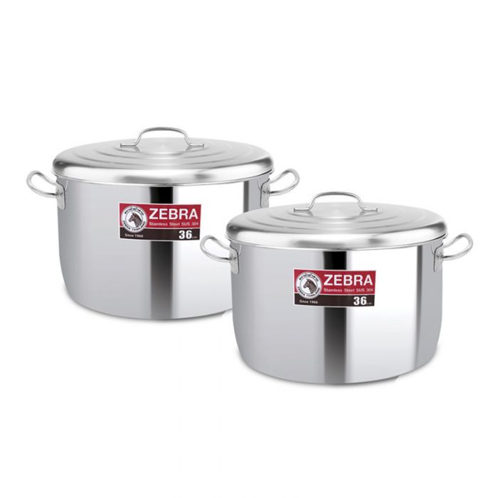 ZEBRA Sauce Pot Set 36 cm, 2 pcs. H 22 cm. Capacity 21.5 L. / pot 185510