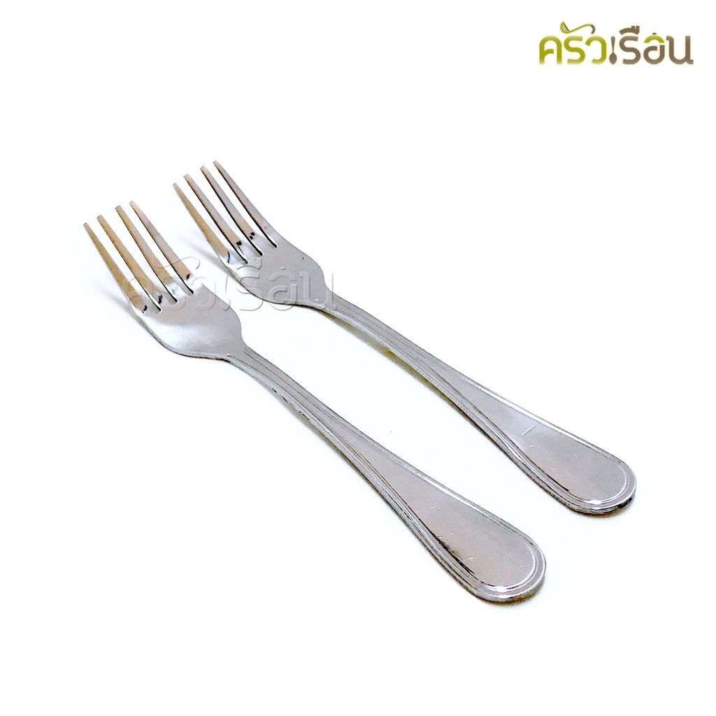Double Apples ส้อมขนม สเตนเลส ลาย 857 ขนาด 14 ซม. 1 คู่