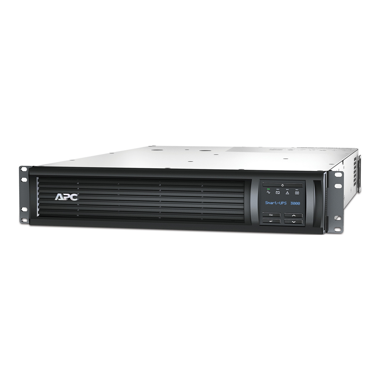 APC Smart-UPS, Line Interactive, 3kVA, Rackmount 2U, 230V, 8x IEC C13+1x IEC C19 outlets, SmartConnect Port+SmartSlot, AVR, LCD SMT3000RMI2UC