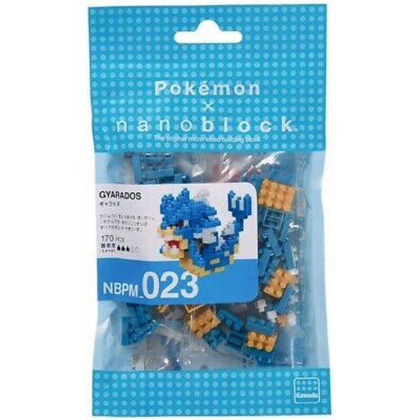 Kawada nanoblock Pokemon NBPM_023 Gyarados 4972825206102 (นาโนบล็อค)