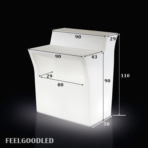 RENT/ให้เช่า: เคาน์เตอร์บาร์ LED เรืองแสง รุ่น C1