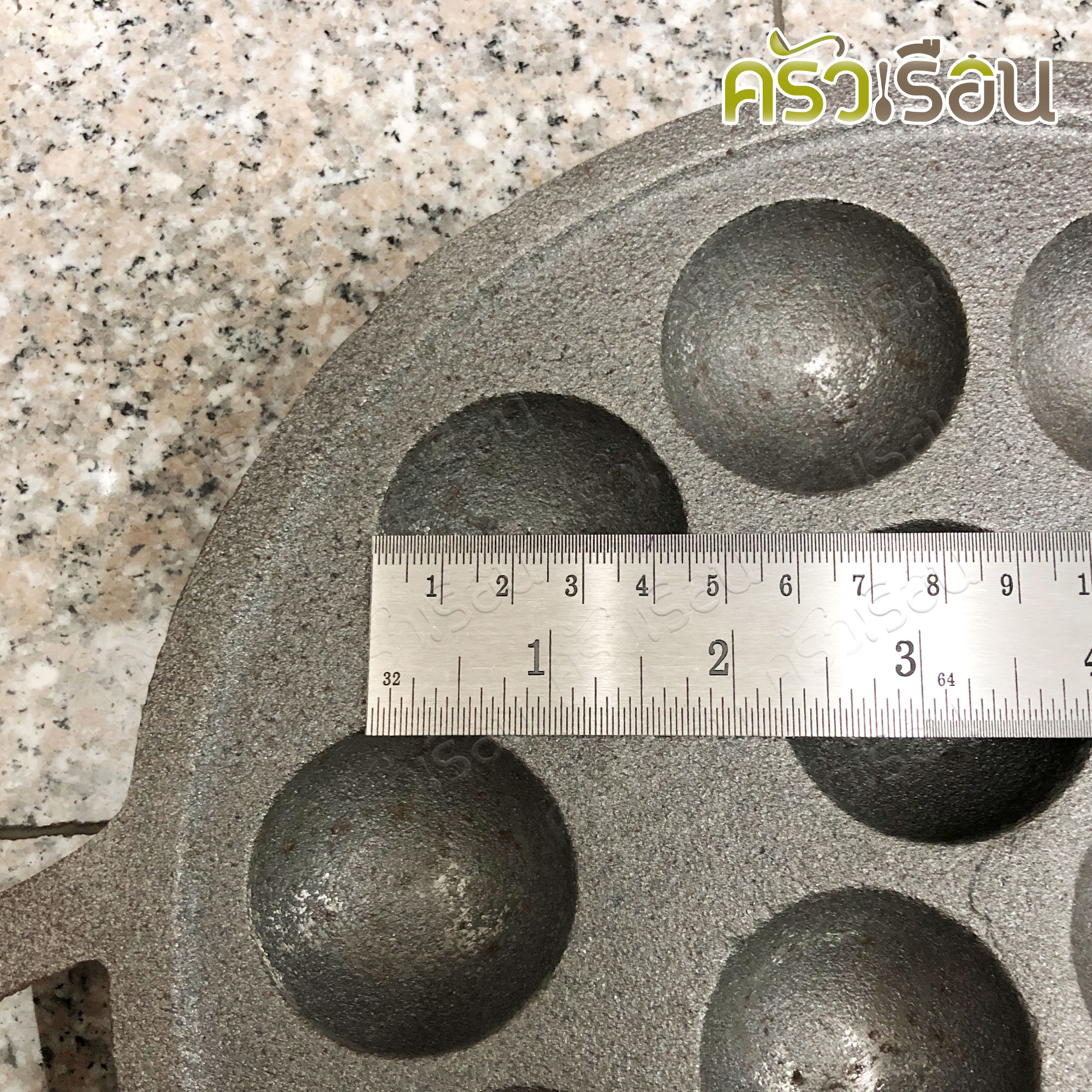 Chor. Chang, cast iron coconut pancake mold, Price for one pan.