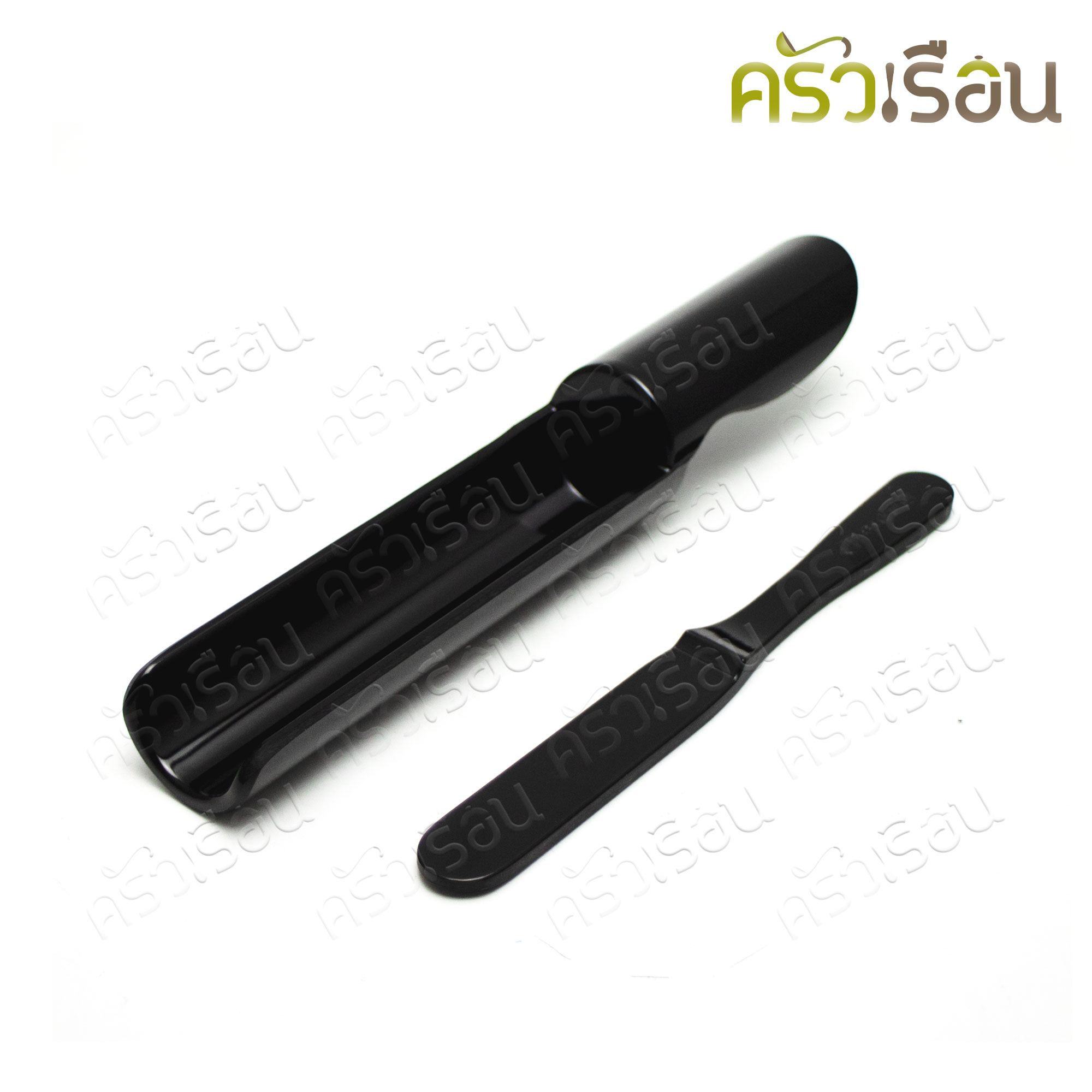 SUMO กระบอกลูกชิ้นชาบู เมลามีน สีดำ ทรงไม้ไผ่ พร้อมพายไม้ 8.25 นิ้ว K-02 กระบอกชาบู ที่ทำลูกชิ้นชาบู