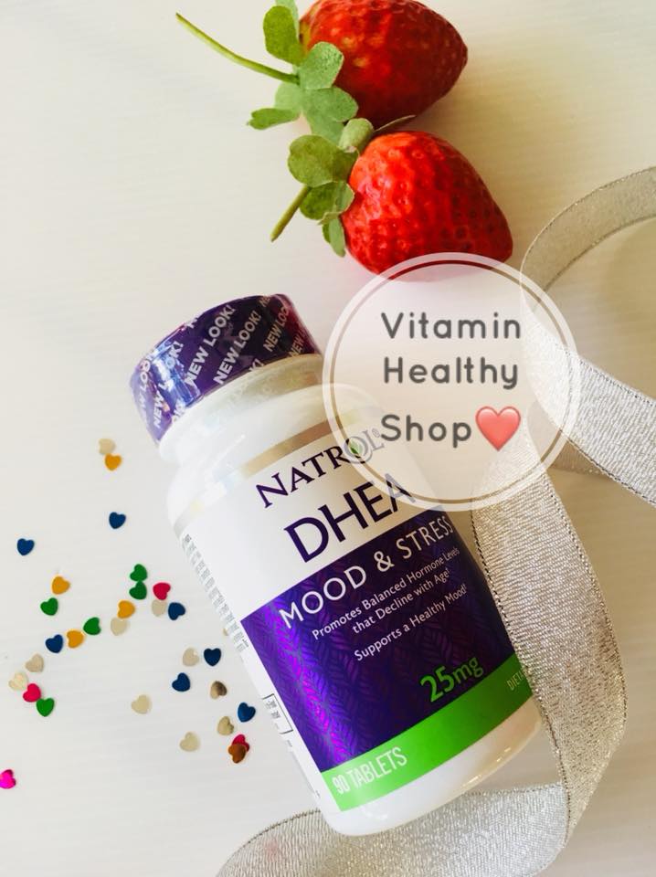 Natrol DHEA 25 mg. 90 เม็ด ฮอร์โมนต้านความชรา