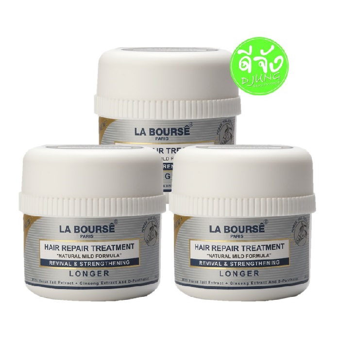 ลาบูสส์ แฮร์ ทรีทเม้นท์ – L1113 HAIR REPAIR TREATMENT (3กระปุก) NUTURAL MILD FORMULA REVIVAL & STRENGTHENING LONGER