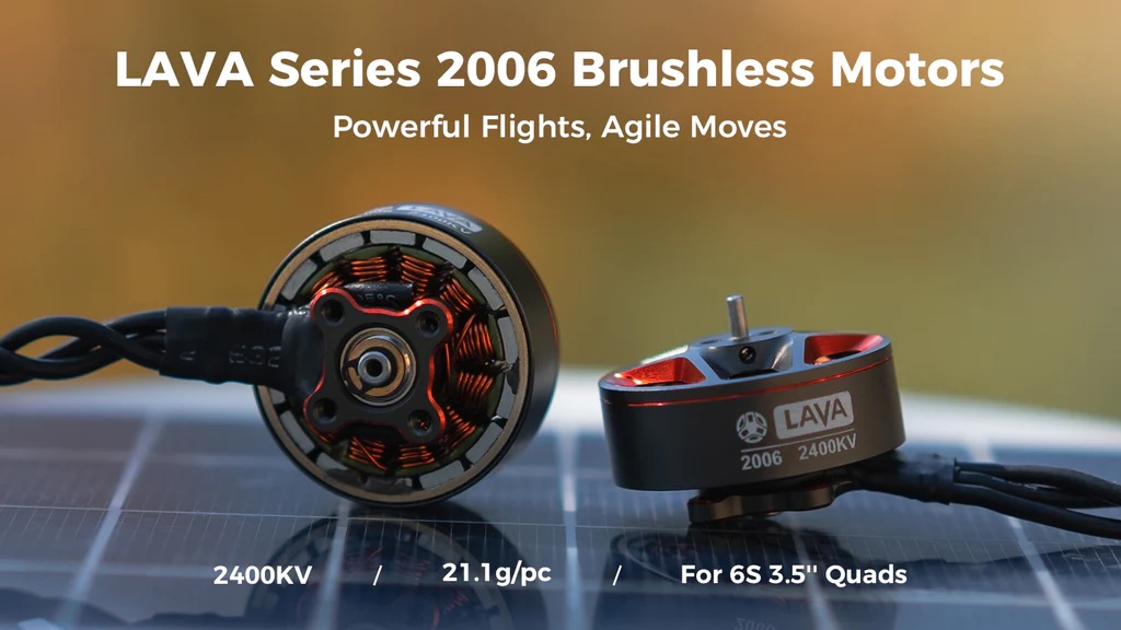 [20-3] 4ลูก Betafpv 2006 2400KV LAVA Series Brushless Motors ใบ3.5" มอเตอร์โดรน Cinewhoop โดรนซิ่ง อุปกรณ์โดรน Drone