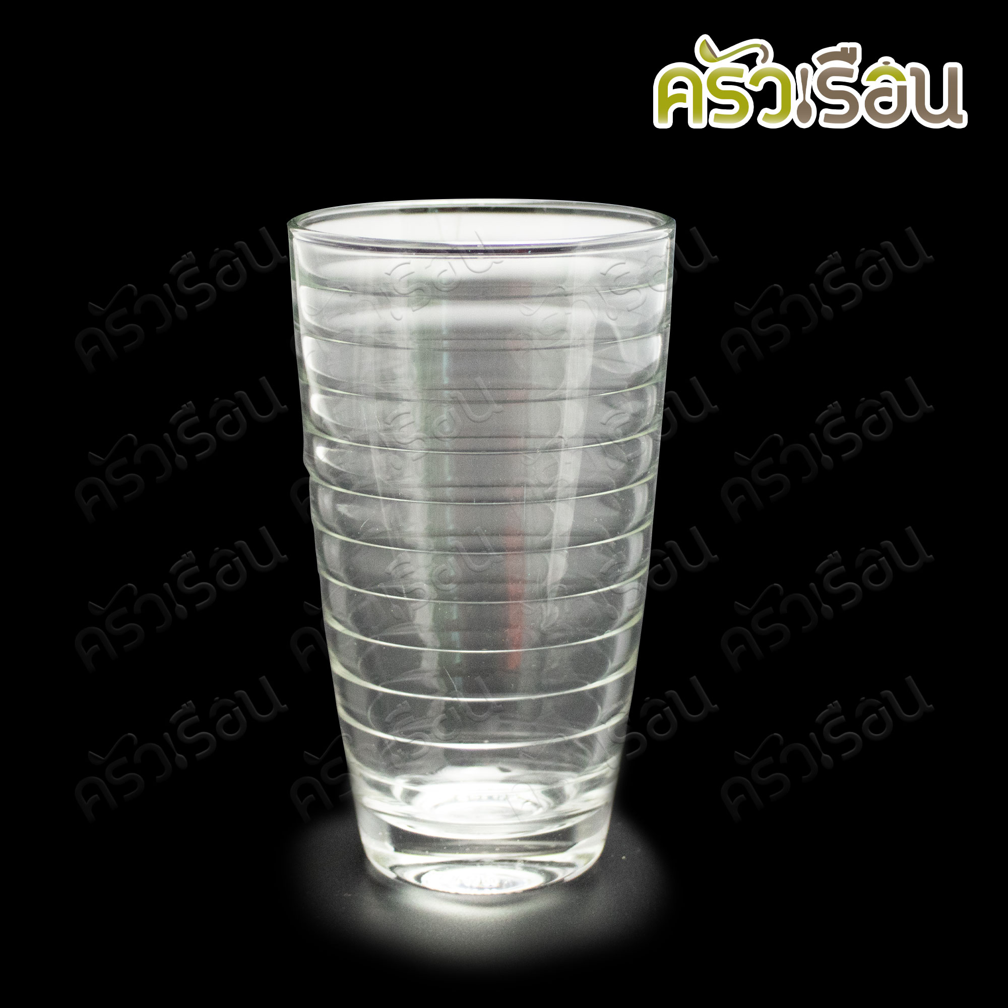 UNION GLASS แก้วน้ำ เทียร่า ลายริ้ว ทรงสูง 333 ml. (11.5 oz.) #355 TUMBLERS TD 70.50 x BD 47 x H 135 mm.