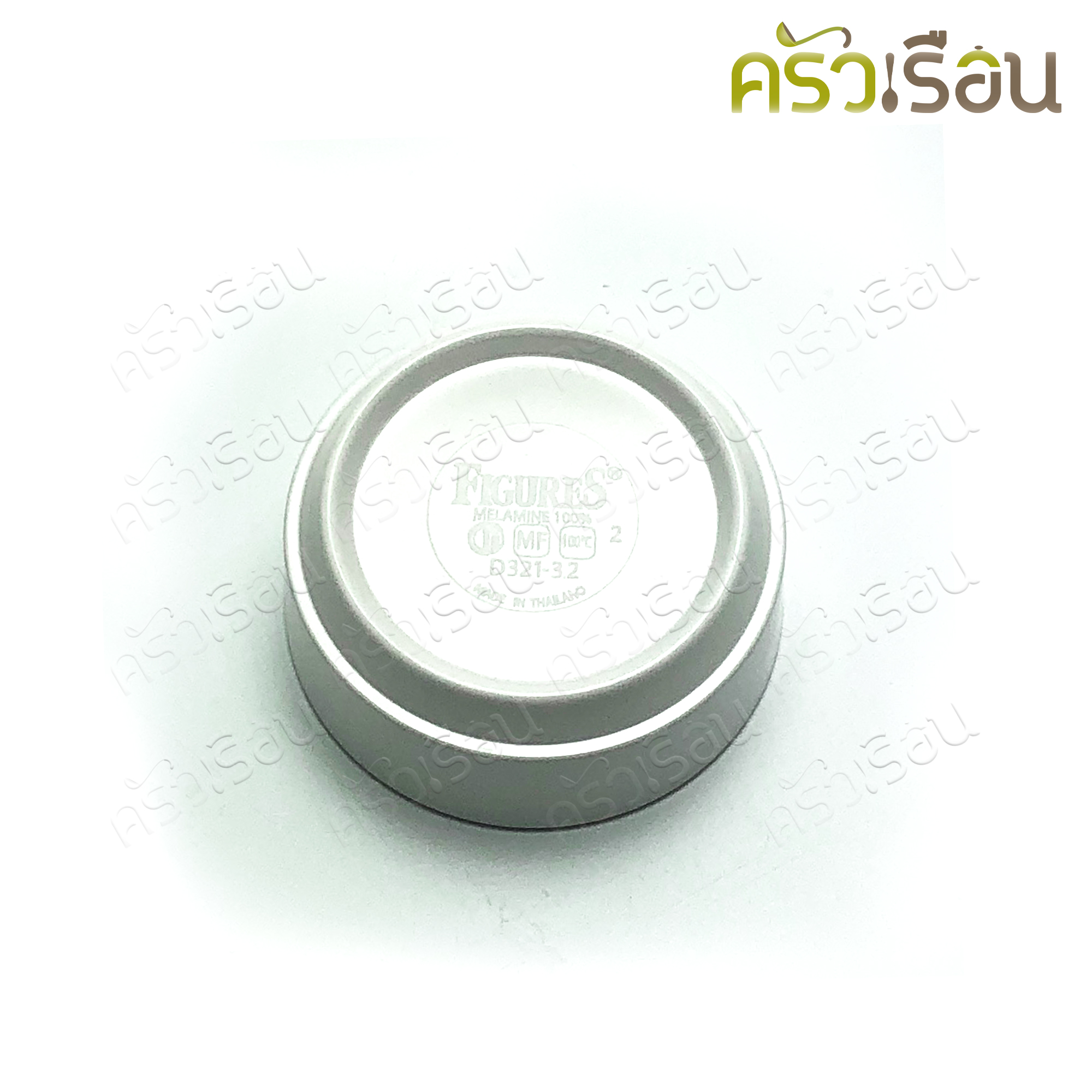 FIGURES D321-3.2 ถ้วยน้ำจิ้ม ทรงกลม ขอบตั้ง 3.15 นิ้ว สีครีมขาว