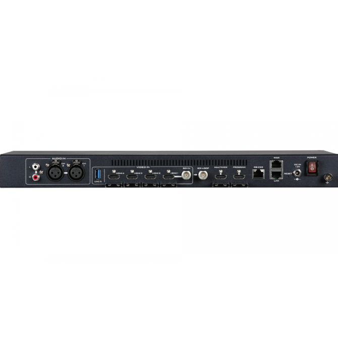 5-CHANNEL ALL-IN-ONE VIDEO PRODUCTION STREAMING SWITCHER