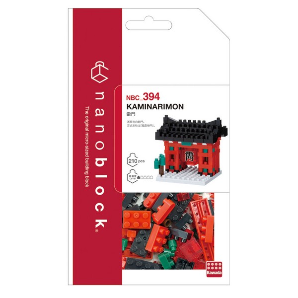 Kawada nanoblock NBC_394 Kaminarimon 4972825234136 (นาโนบล็อค)