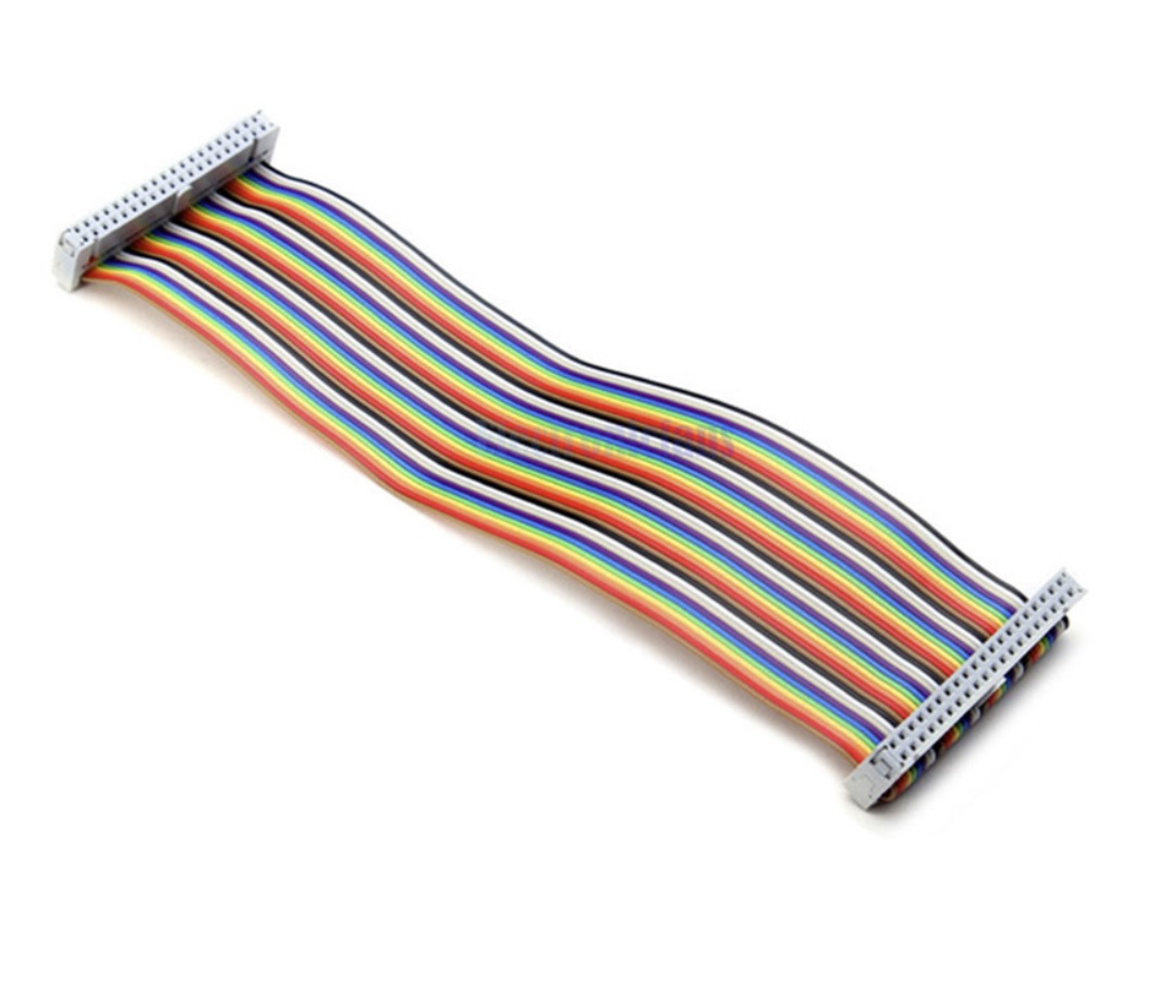 20cm 40 PIN 40PIN Way GPIO Rainbow Ribbon Cable For Raspberry Pi Model B / Model B+