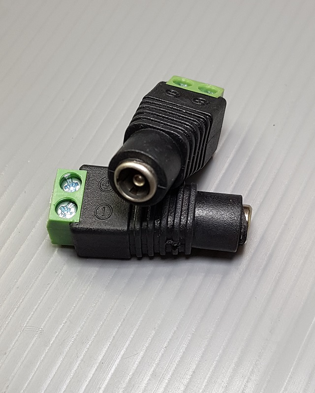 Male DC Power Connector 2.1mm x 5.5mm 5.5*2.1mm Screw Fastening Type