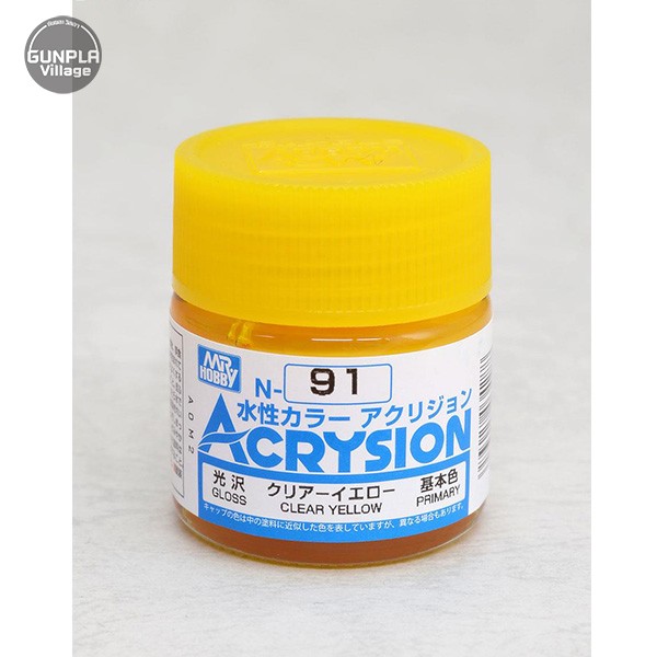 MR.ACRYSION COLOR N-91 CLEAR YELLOW Mr.hobby 4973028034288