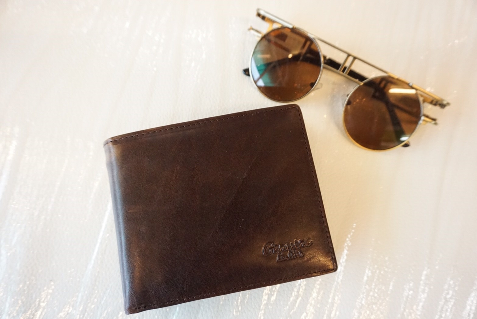 กระเป๋าสตางค์ แบนด์ Jarvoz รุ่น Hupp wallet หนังแท้ สีน้ำตาล