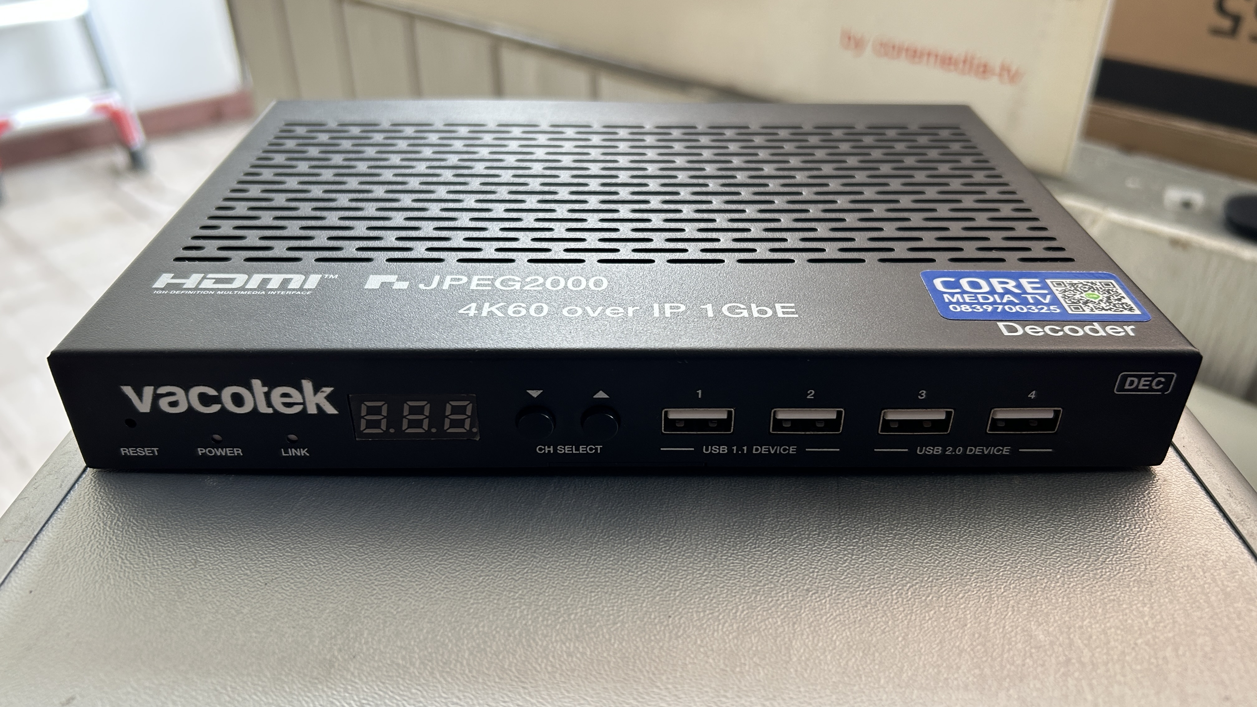 VACOTEK H-DEC900 Video Over IP Decoder 4K60 4:4:4