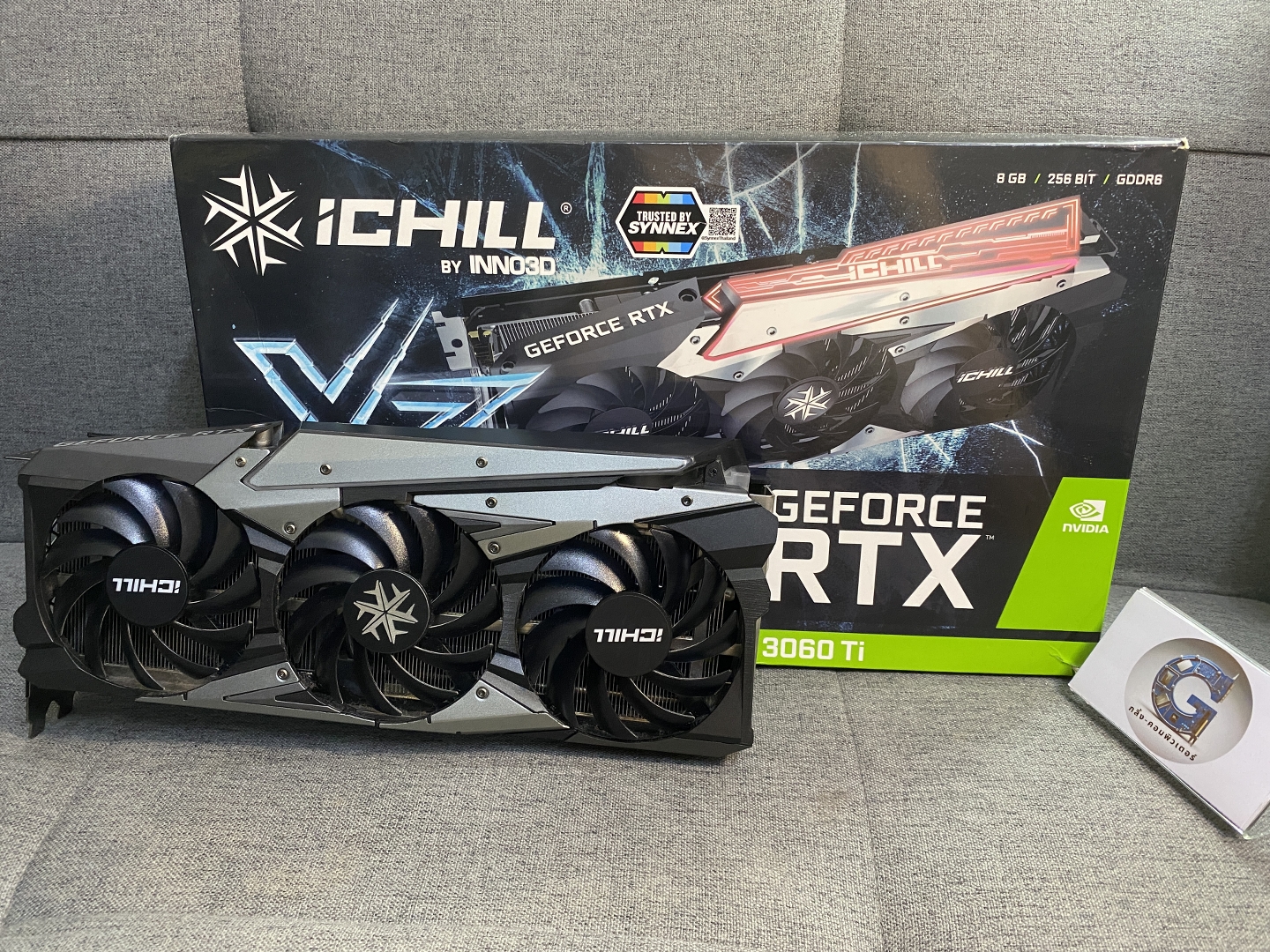 NVIDIA RTX 3060 Ti 8GB GDDR6 INNO3D ICHILL X3 RED LHR OC 4%