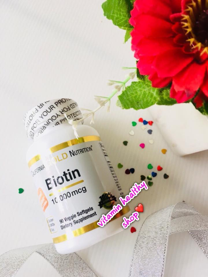 California Gold nutrition biotin 10,000 mg 90 softgels