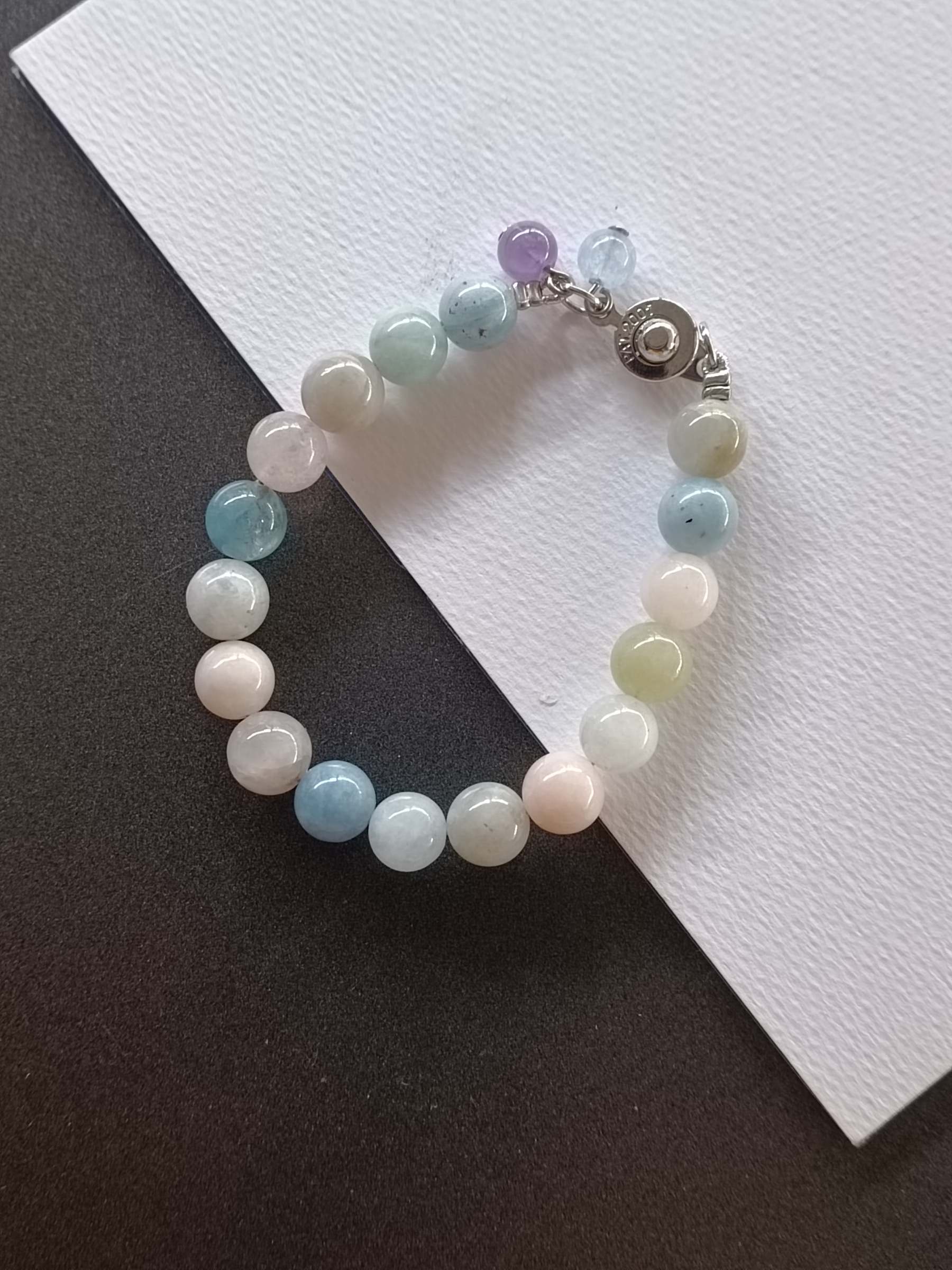 สร้อยข้อมือหินแท้ เบริล Beryl Bracelet (For Protection)
