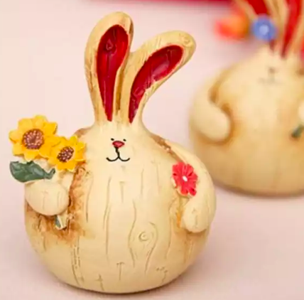 ตุ๊กตากระต่ายอ้วนกลม