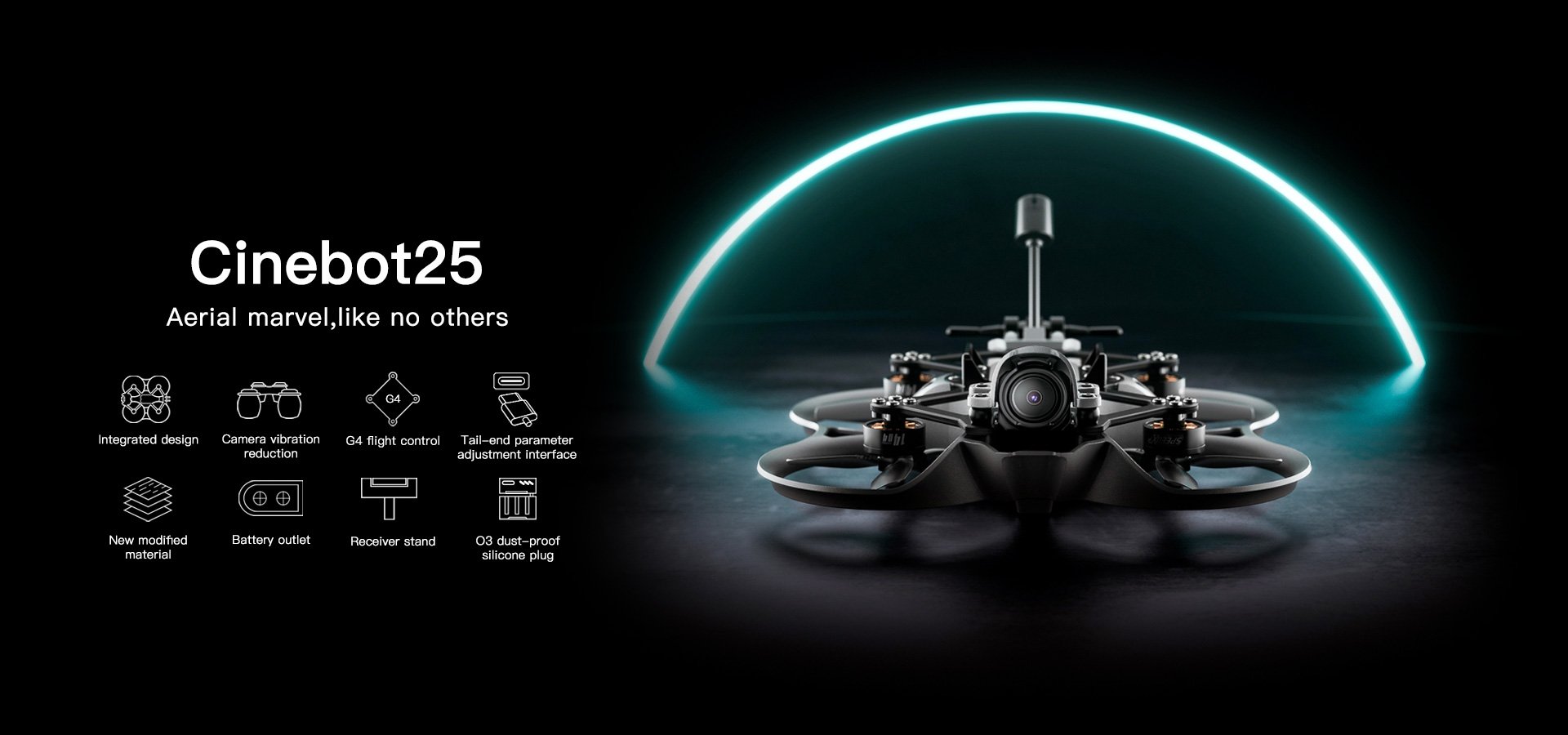 [D25-2] GEPRC Cinebot25 S HD DJI O3 / No CAM Quadcopter ของเล่นบังคับวิทยุ RTF