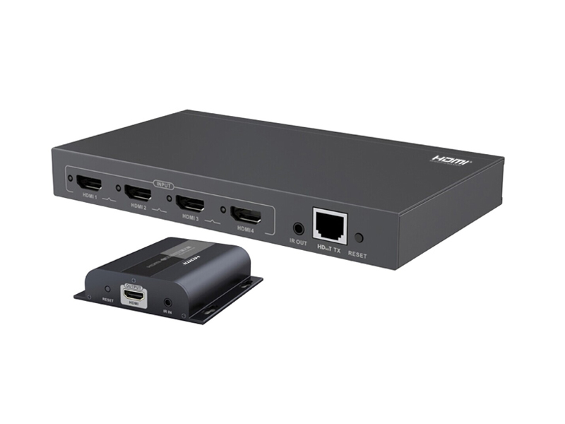 LKV401MS-HDbitT 4X1 HDbitT HDMI Quad Screen Multiviewer Switch