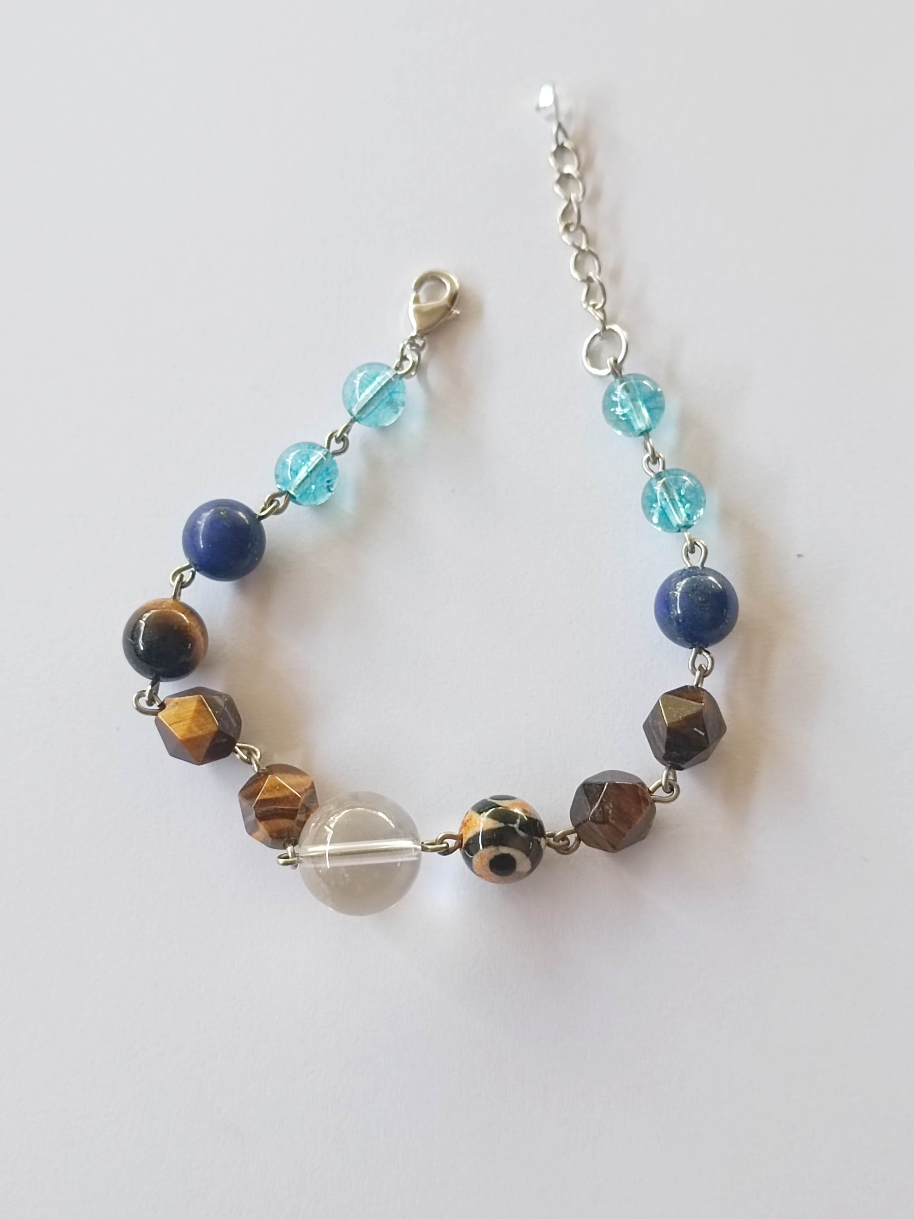 สร้อยข้อมือหินแท้ "Connected" Money Magnet Bracelet (เสริมโชค & ดึงดูดเงิน)