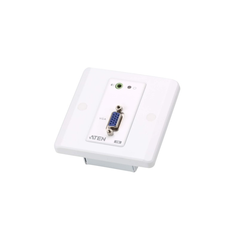 VGA/AUDIO CAT 5 EXTENDER WITH MK WALL PLATE (1280 X 1024 @150 M)