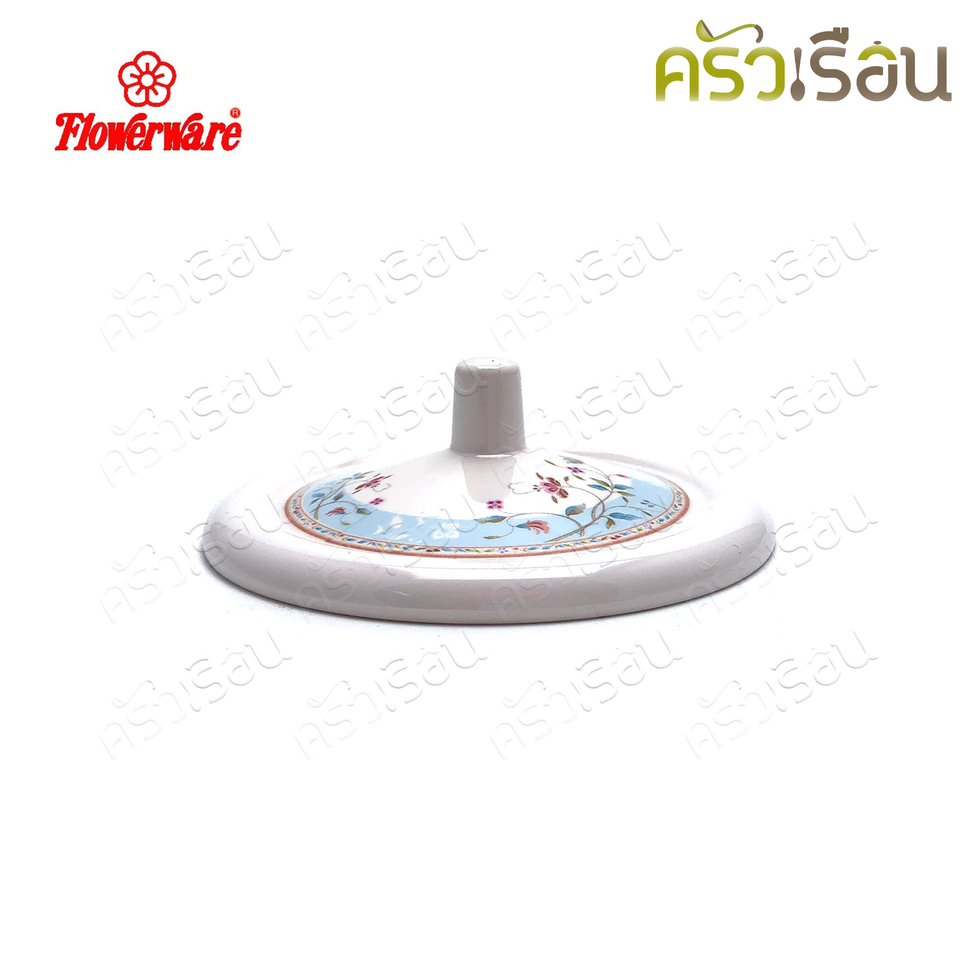 Flowerware [ราคาต่อใบ] ฝาครอบแก้ว ลายดอกไม้ ขนาด 3.5 นิ้ว L327-3.5 ฝาครอบถ้วยน้ำ ฝา แก้วน้ำ ฝาแก้วน้ำ ฝาถ้วยน้ำ ลายดอกไม้