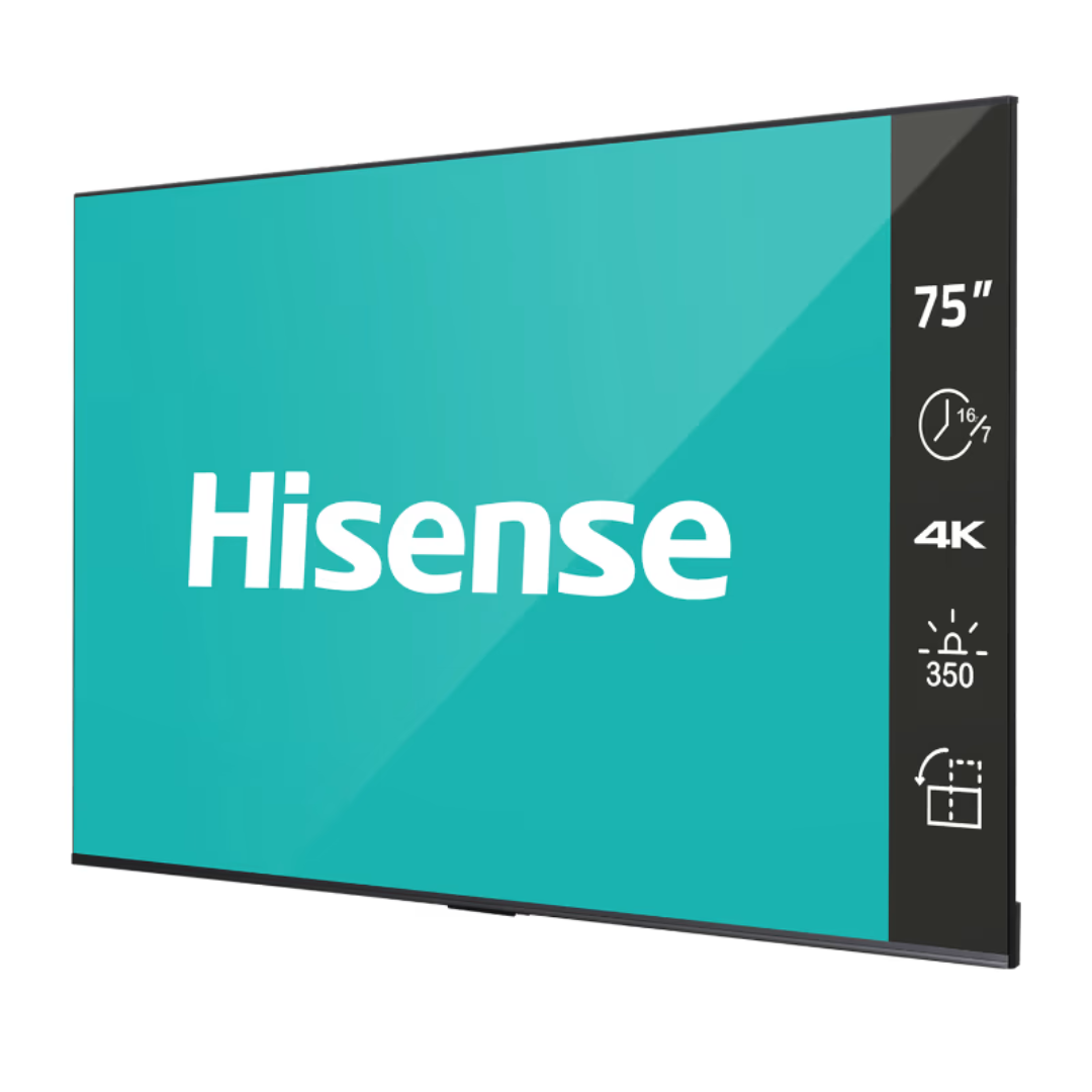 Hisense 75DP30FE: จอแสดงผล Digital Signage ขนาด 75 นิ้ว 4K UHD สำหรับการใช้งาน 16/7